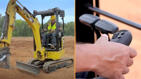 Joystick Travel Mode – Cat® Next Gen Mini Excavators